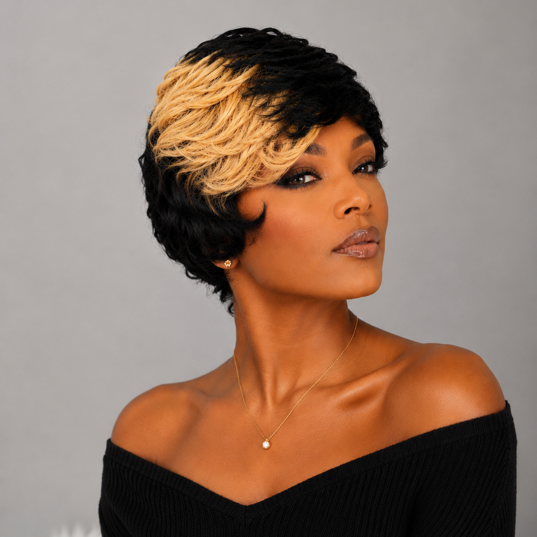 Glueless Layered Pixie Wig