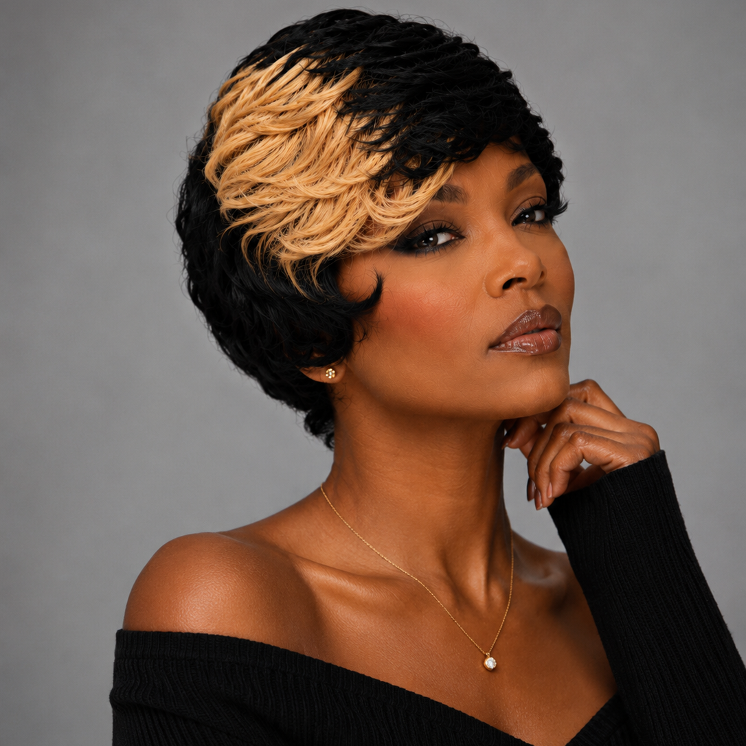 Glueless Layered Pixie Wig