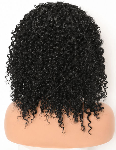 Perruque afro bouclée avec bandeau