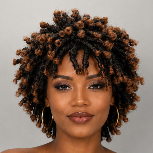 Short Faux Locs Wig