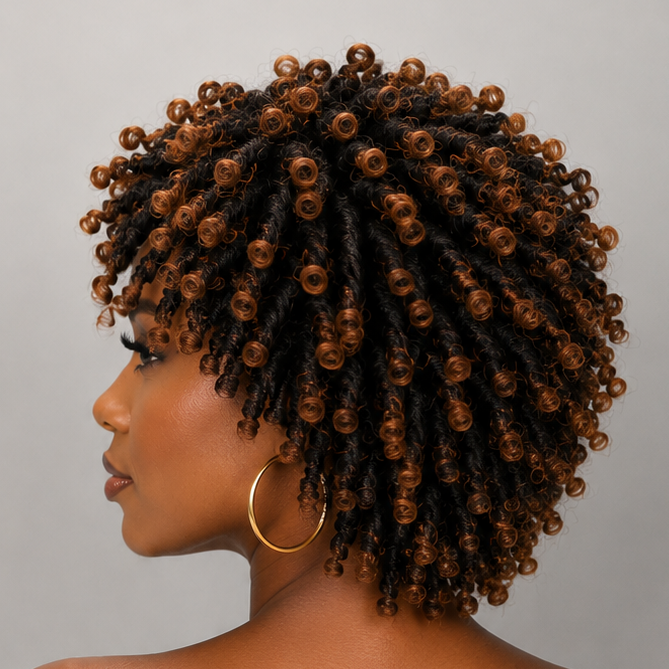 Short Faux Locs Wig