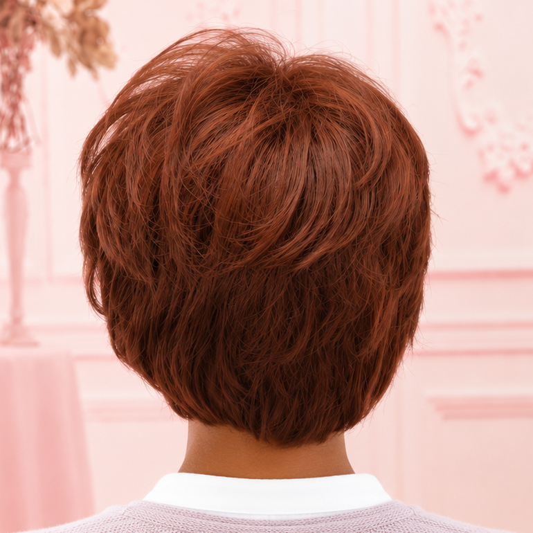 Brown Layered Pixie Wig