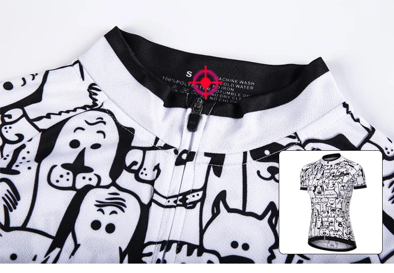 Maillot de Ciclismo para Mujer Ropa de Bicicleta Femenina Maillot MTB Ropa Bolsillos Traseros Blancos Camiseta de Bicicleta de Montaña Blusa Mujer Moda 2023