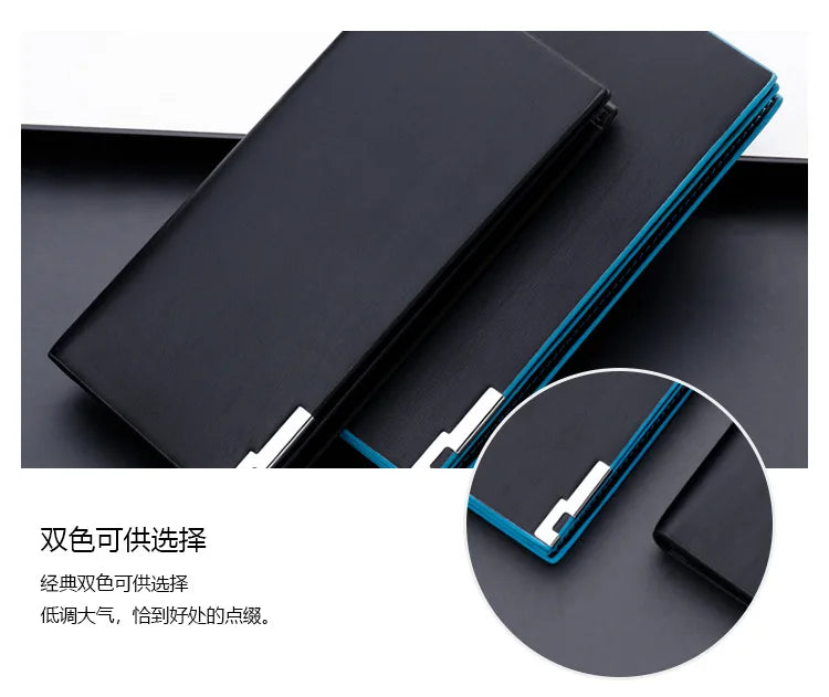 Mens Wallet Casual Slim Of Leather Soft Male Clutch Money Bag Small Pocket Man Purse Thin Wallet Carteira Masculina Couro 2021