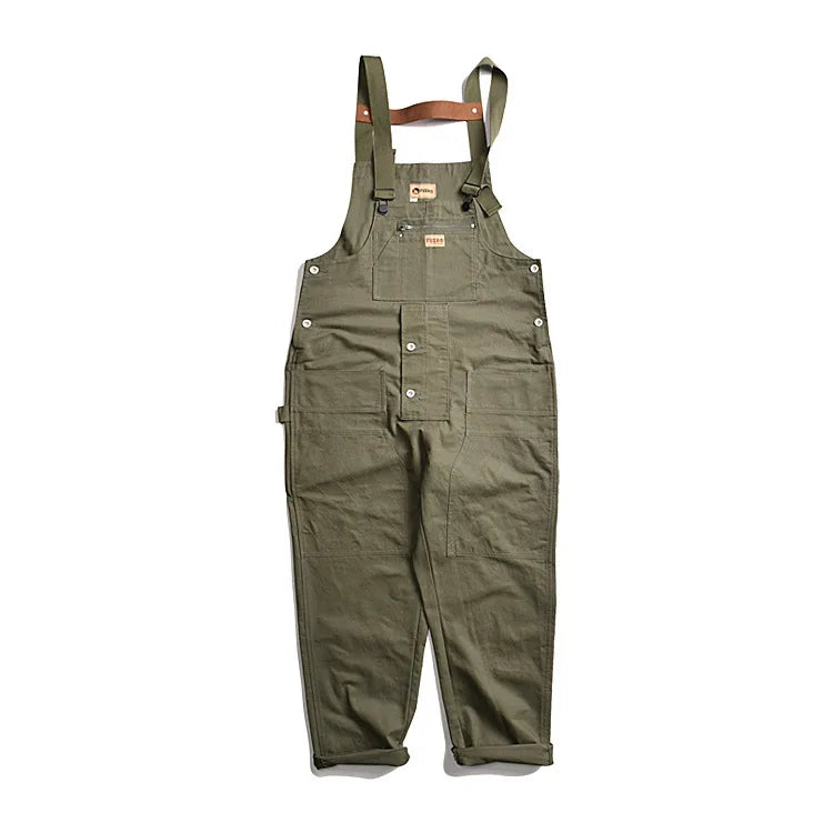 Tools and Workwear Multi-pocket Overalls Men Safari Style! Work Bib Trousers Men's Worker Cargo Pants Multifunctional Coveralls