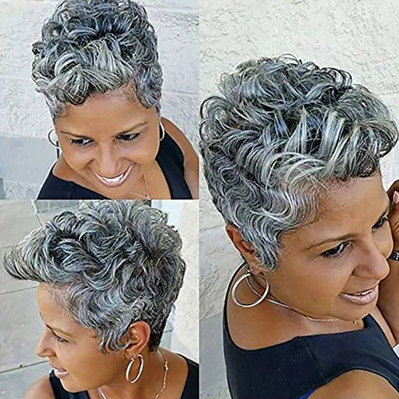 Short Curly Afro Wig