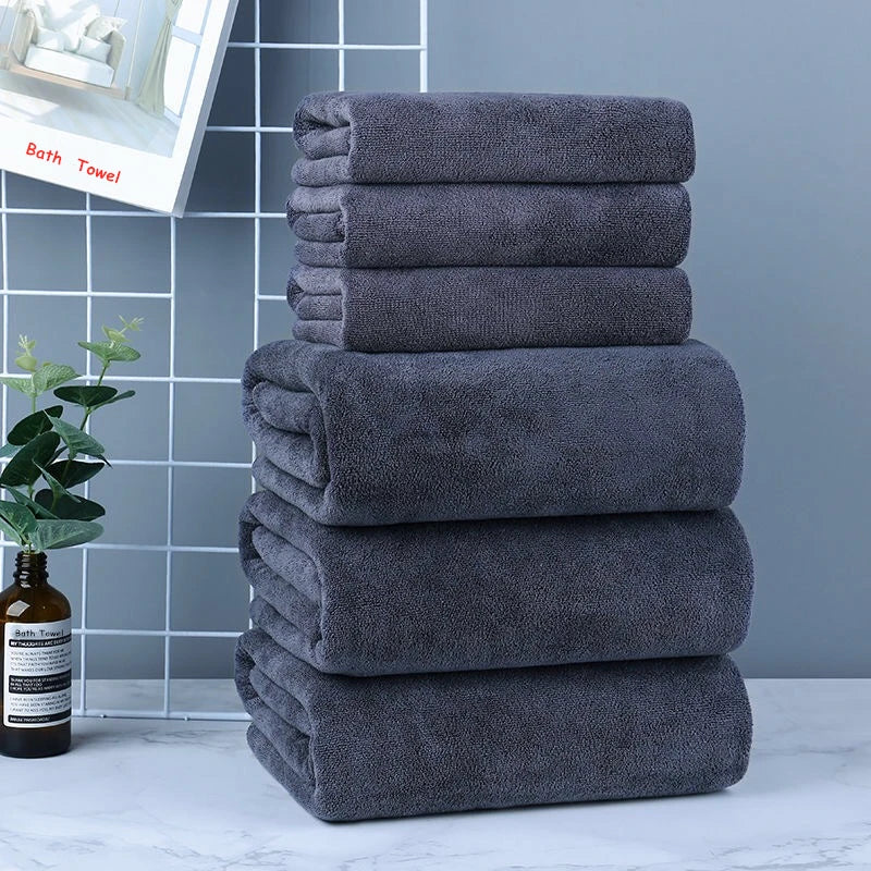Bath Towel New 70*140cm  For Adults High Quality Thicken Soft Shower Spa Sport Travel Towel Microfiber Large Towel 80*180cm