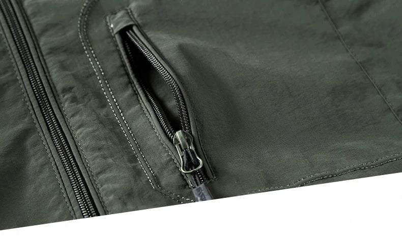 Men's Windbreaker Jackets Waterproof Hooded Water Proof Wind Breaker Casual Coat Male Clothing  Autumn Jackets Men TOP