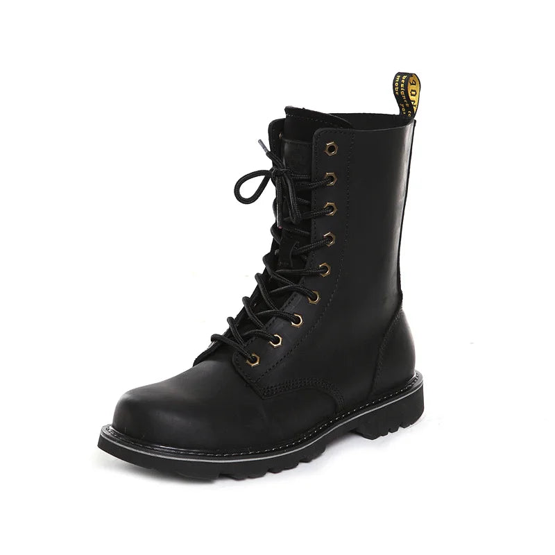 Hiking Shoes Men Waterproof Boots Hunting Shoes Tactical trekking Combat Boots Ankle sneaker Leather Snow High-top Walking Boots