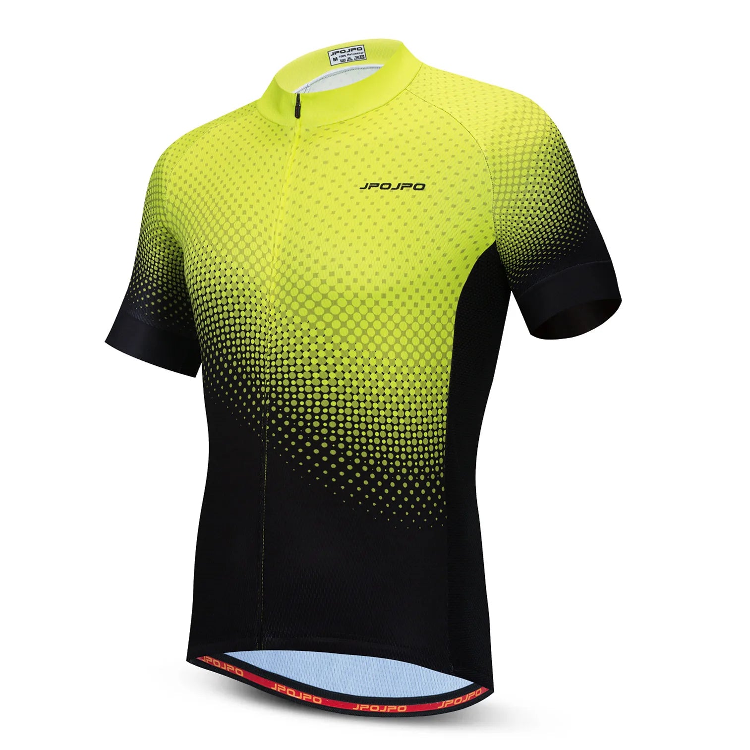 Maillot de Ciclismo para Hombre, Bicicleta de Montaña, Carretera, MTB, Camiseta de Verano, Ropa de Ciclismo de Carreras, Uniforme, Chaquetas, Blanco y Rojo