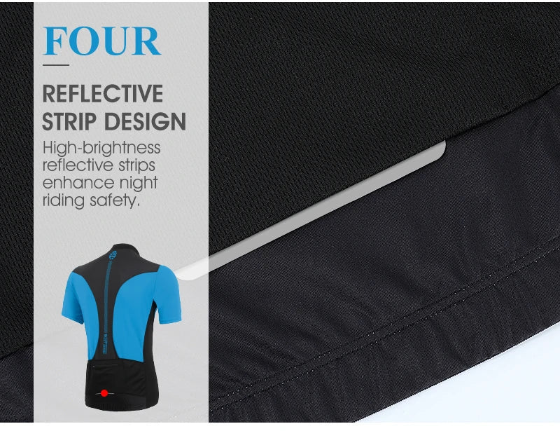 WEST BIKING XS-XXXL Maillot de Ciclismo de Verano Transpirable para Hombre, de Equipo de Competición, Maillot de Bicicleta de Deporte, Camiseta, Ropa, Maillot de Ciclismo de Manga Corta