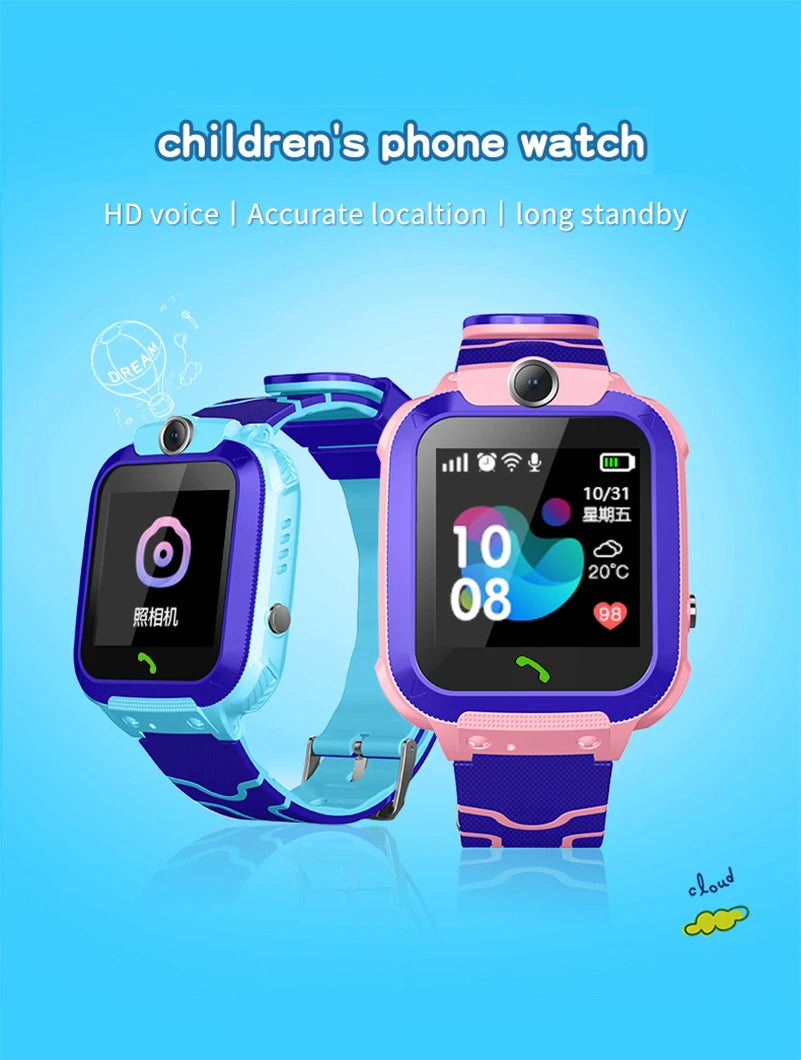 New SQ12 Smart Watches Waterproof Sports for iphone phone Smartwatch Heart Rate Monitor Blood location Health Reminder For kid