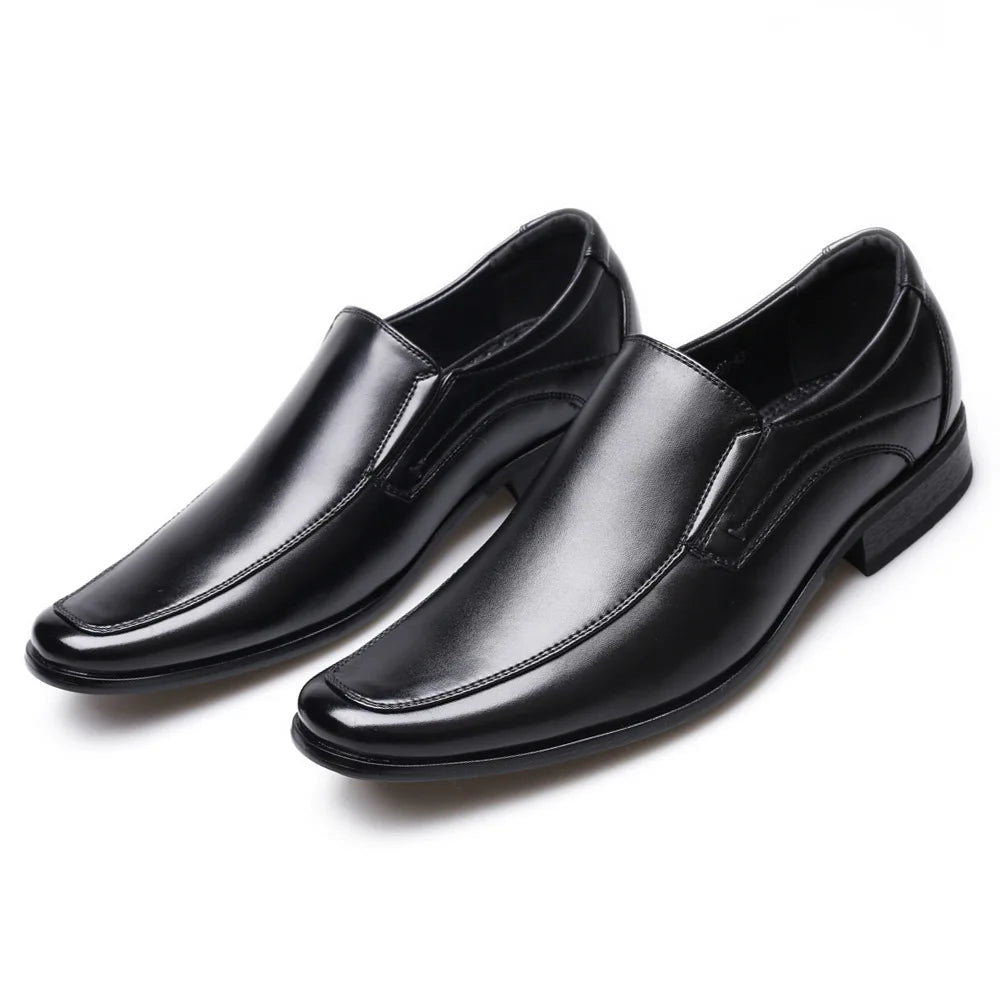 High Quality Brand Men Formal Shoes Men Oxford Leather Dress Shoes Fashion Business Men Shoes Pointed Wedding Shoes