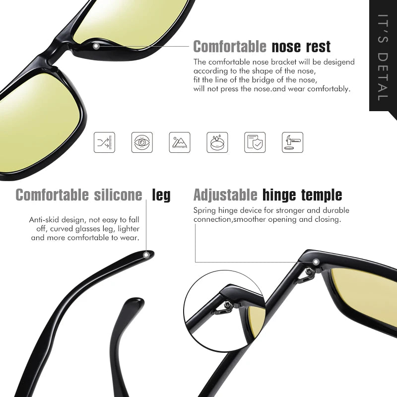 Photochromic Polarized Sunglasses