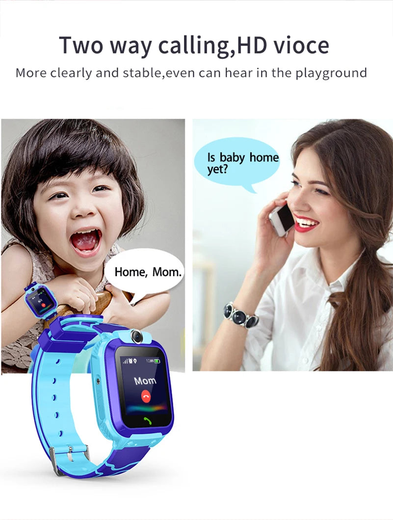 New SQ12 Smart Watches Waterproof Sports for iphone phone Smartwatch Heart Rate Monitor Blood location Health Reminder For kid