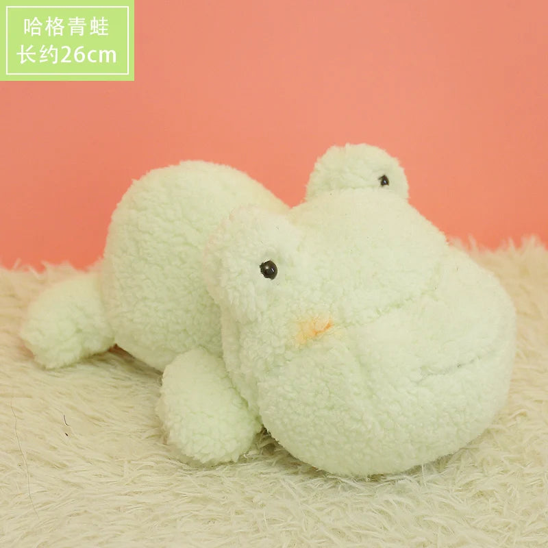 Kawaii Animals Plush Toy Soft Stuffed Lovely Tiger Rabbit Frog Teddy Bear Plush Doll Home Decor Kids Girls Birthday Day Gifts