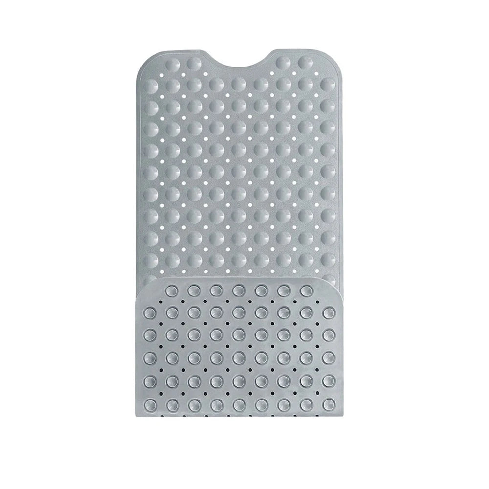 Alfombra de baño de 40*100cm, alfombrilla antideslizante de PVC grande para bañera, alfombrilla de seguridad para ducha con ventosas