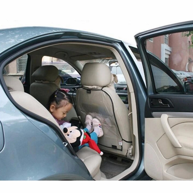 Protector de respaldo de asiento de coche para niños, bebés, antimanchas, barro, funda de asiento de coche, cojín, almohadilla protectora contra patadas