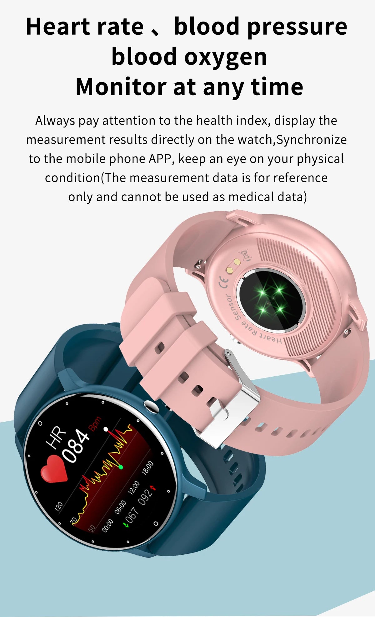 Reloj inteligente LIGE para mujer, hombre, regalo, relojes deportivos de fitness, monitor de ritmo cardíaco, Smartwatch resistente al agua para Xiaomi Android iOS