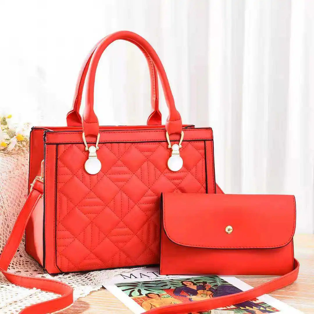 2023 New Leather Pu Unique Fashion Bags for Women Lightweight Weekender Overnight Tote Bag High Quality