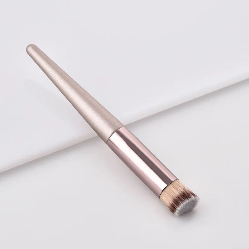 Juego de brochas de maquillaje Champagne caliente para mujer, base cosmética, polvos, colorete, sombra de ojos, Kabuki, para difuminar, herramientas de belleza