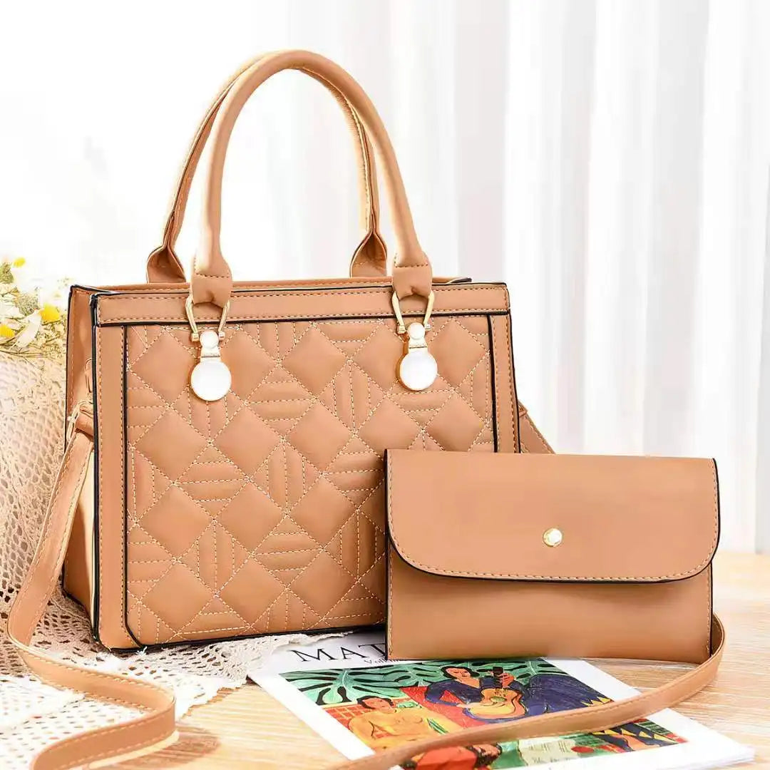 2023 New Leather Pu Unique Fashion Bags for Women Lightweight Weekender Overnight Tote Bag High Quality