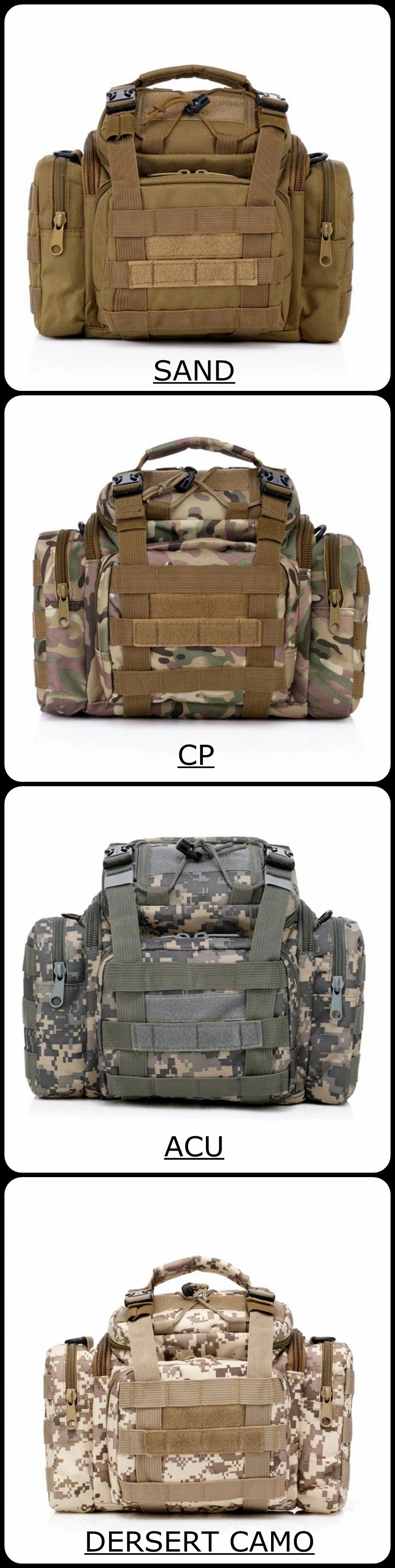 Tactical Assault Gear Sling Pack Range Bag Hiking Fanny Pack Waist Bag Shoulder Backpack EDC Camera Bag MOLLE Modular Bag