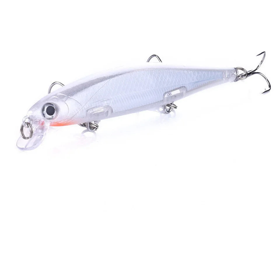 Señuelos de pesca Bass Big Fish de 110 mm y 13 g, Wobblers, cebo duro, Crankbait, señuelo Minnow de lengüeta corta para pesca de lucio