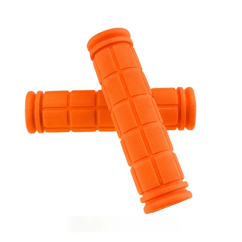 1Pair Bicycle Handlebar Grips Anti-skid Bike Handle Bar Grips Rubber Covers Fixed Gear BMX MTB Mountain Bike Bicycle Accessories