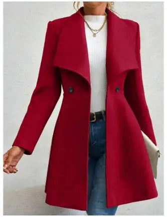 Women’s Lapel Winter Work Coat