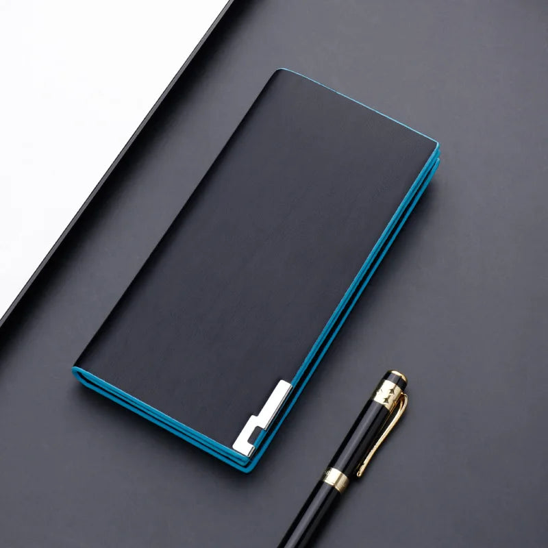 Mens Wallet Casual Slim Of Leather Soft Male Clutch Money Bag Small Pocket Man Purse Thin Wallet Carteira Masculina Couro 2021