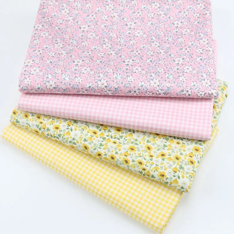 Tela floral Liberty de sarga de algodón estampada para acolchado, ropa de cama, sábanas de bebé, bricolaje hecho a mano por medio metro