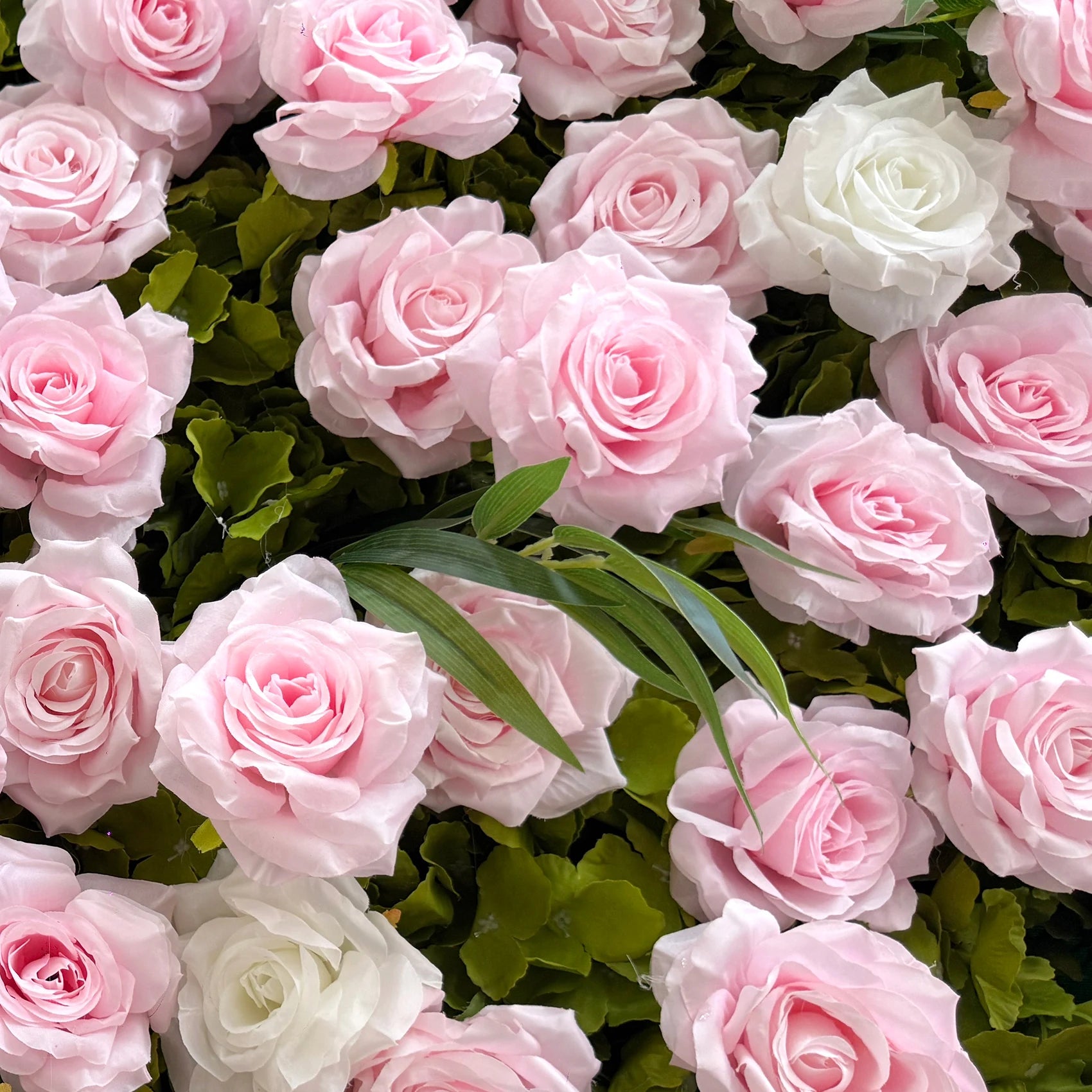 8*8 Lilac Blue Floral Wall Backdrop Panel Arrangement 3D Roll up Artifical Silk Rose Flower Wall for Home Wedding Party Decor