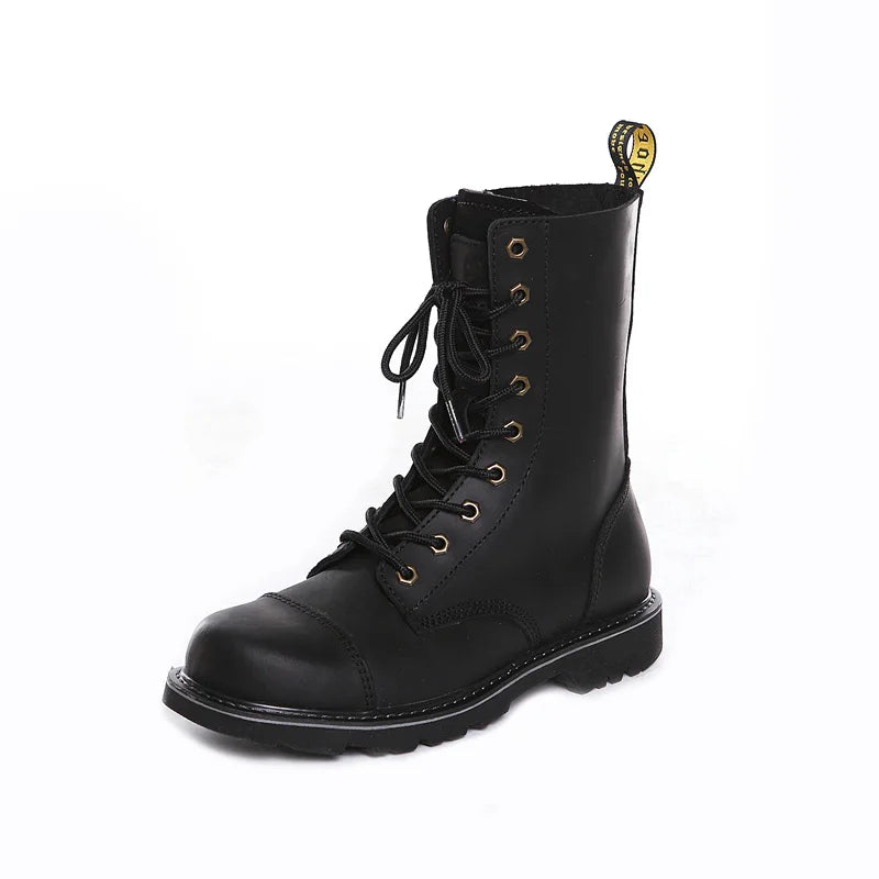 Hiking Shoes Men Waterproof Boots Hunting Shoes Tactical trekking Combat Boots Ankle sneaker Leather Snow High-top Walking Boots