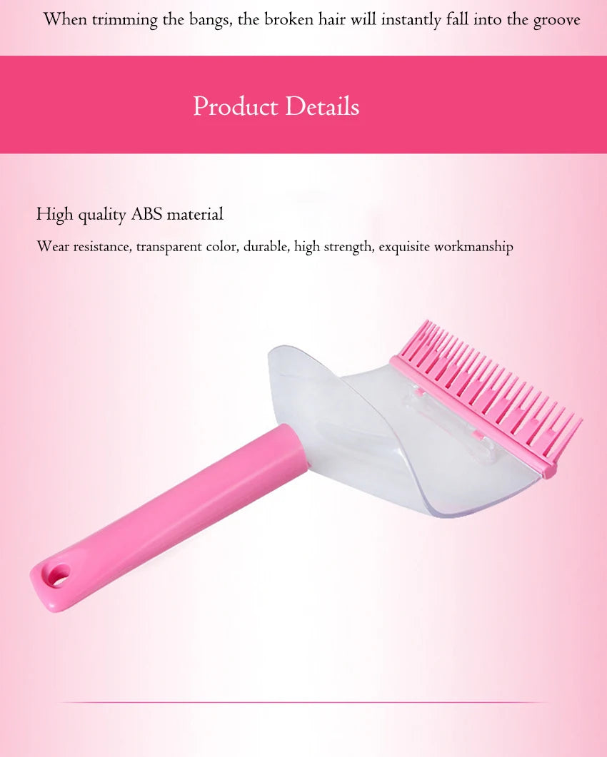 Professional Barber Hair Trimmer DIY Styling Tools Haircut Bangs Comb Hairdressing Hair Cutting Trimming Combs With Handle