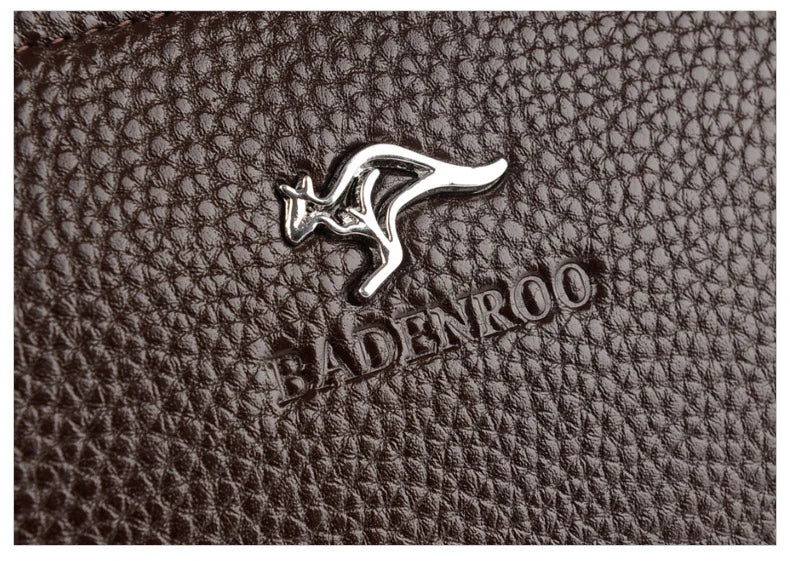 Luxury Brand Men's Wallet Leather Long Wallet  PU Leather Wallet Men Double Zipper Coin Pocket Purse Business Clutch Phone Bag