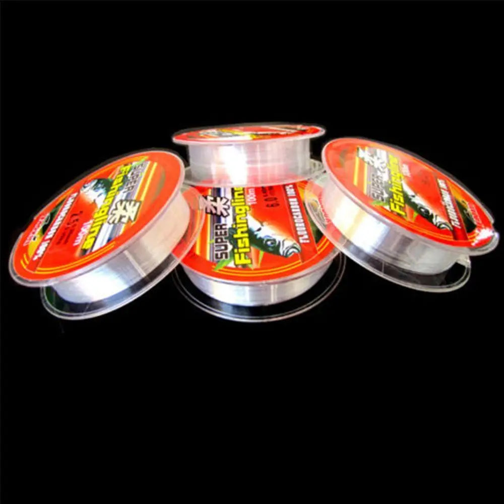 100m 100% Fluorocarbon Duradero Pesca 0.8-6LB Hilo de Pescar Monofilamento Nylon PA