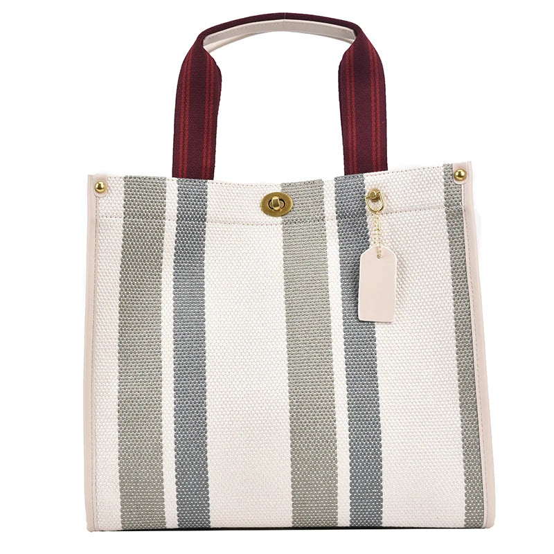 Luxury Women Canvas Handbags High Quality Ladies Large Capacity Purse Shoulder Bag Designer Female Travel Tote Messenger Bags
