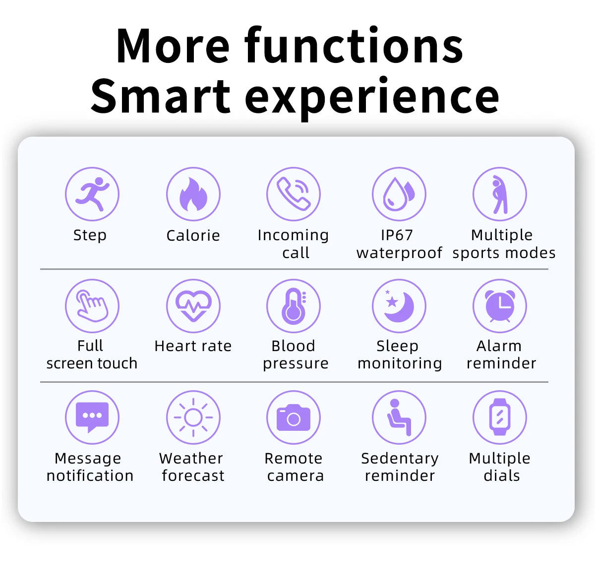 Reloj inteligente LIGE para mujer, hombre, regalo, relojes deportivos de fitness, monitor de ritmo cardíaco, Smartwatch resistente al agua para Xiaomi Android iOS
