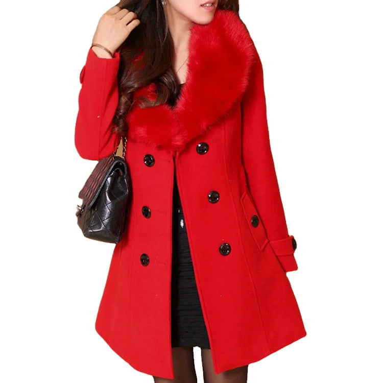 Women’s Fur Collar Winter Coat