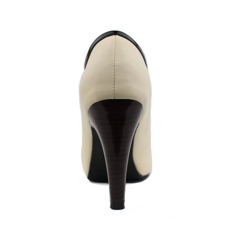 BLXQPYT New Luxury Ladies Shoes large Size Sale 34-48 Apricot New Women designers Pumps Platform High Heels Party Shoes SM-56-1