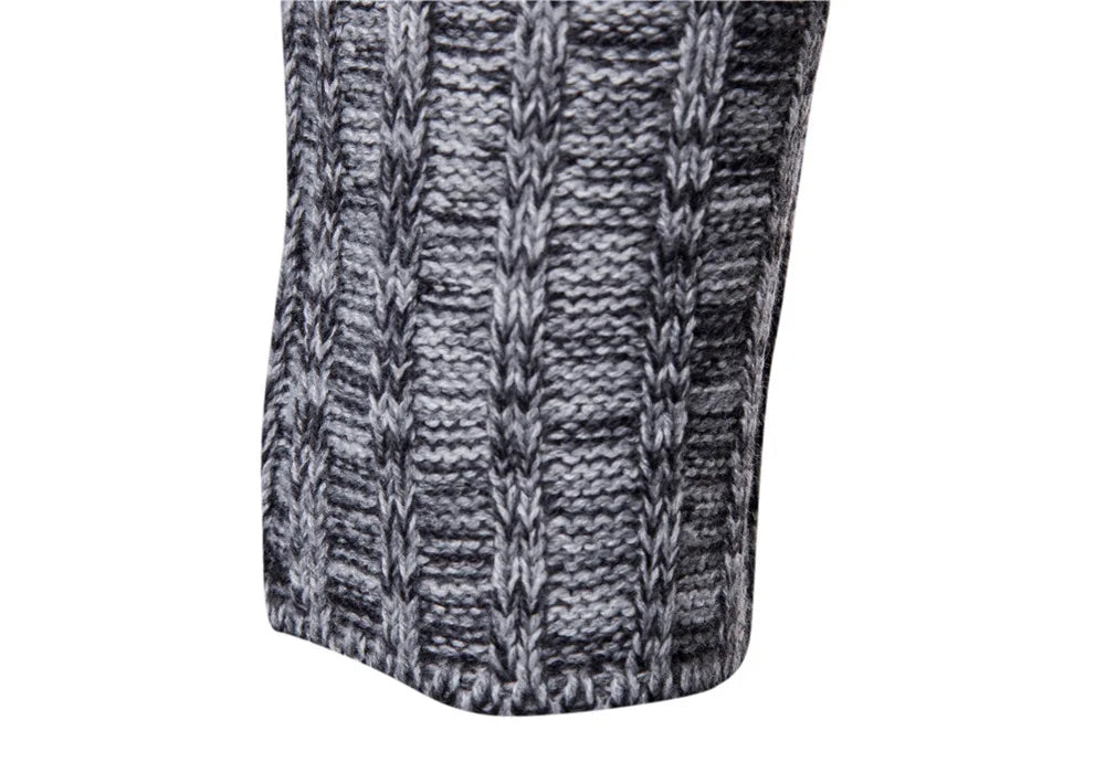 Men Jackets 2022 Spring Autumn New Mens Casual Sweater Snowflake Hooded Medium Long Knitted Cardigan Mens Outerwear Coats
