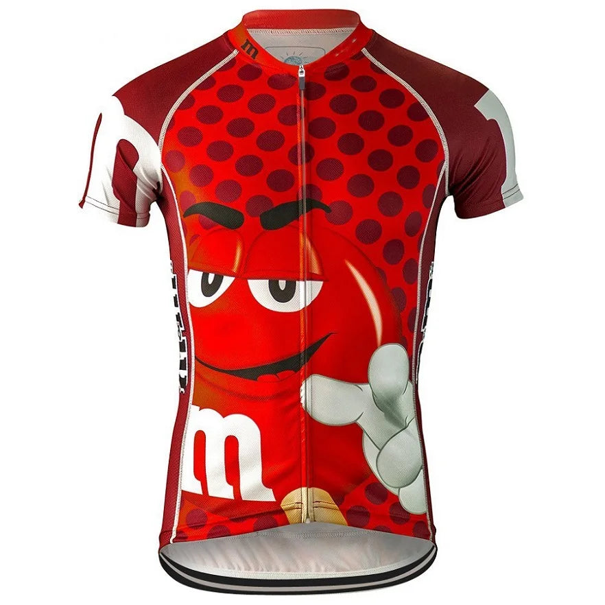 Men Cycling Jersey Bike Wear Short Sleeve Cycling Clothing MTB Breathable Outdoor Sports Funny Bicycle Clothes
