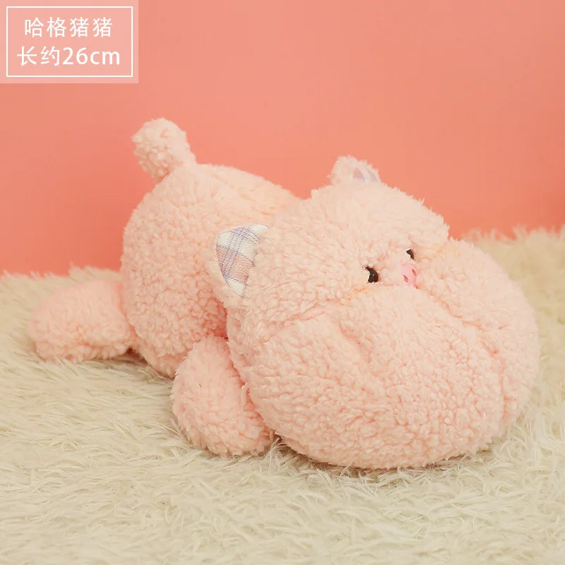 Kawaii Animals Plush Toy Soft Stuffed Lovely Tiger Rabbit Frog Teddy Bear Plush Doll Home Decor Kids Girls Birthday Day Gifts