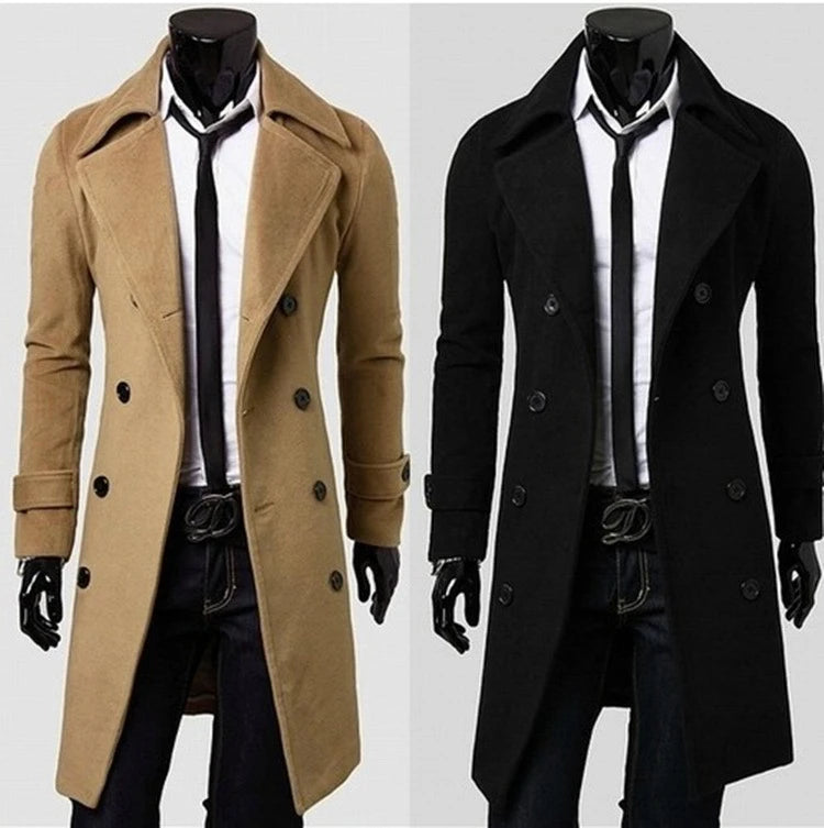 Men’s Wool Blend Overcoat