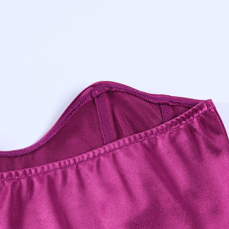 Sexy Women Tube Tops Solid Sleeveless Slim Skinny Corset Cropped Top Summer Casual Elegant Female Strapless Vest