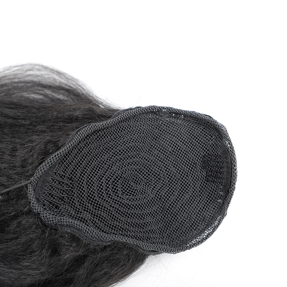 Synthetic Curly Ponytail Hair Drawstring Fake Ponytail Afro Hairpiece Ombre Color High Puff Ponytail Extensions Synthetic Hair