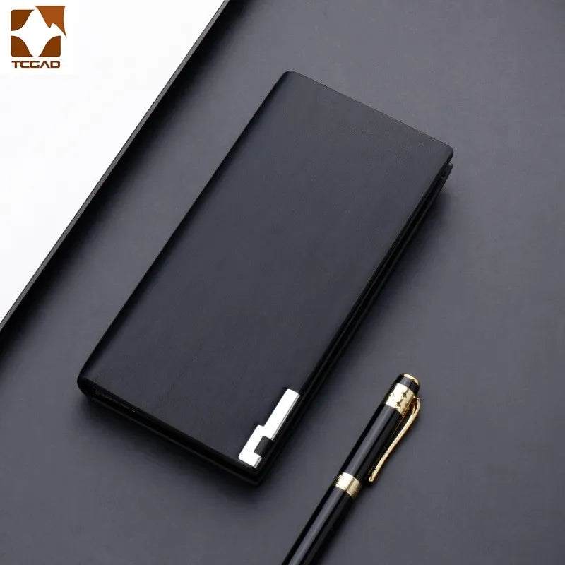 Mens Wallet Casual Slim Of Leather Soft Male Clutch Money Bag Small Pocket Man Purse Thin Wallet Carteira Masculina Couro 2021
