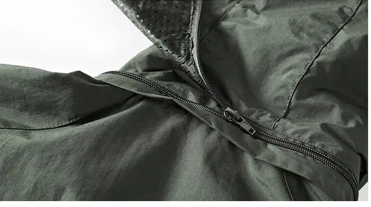 Men's Windbreaker Jackets Waterproof Hooded Water Proof Wind Breaker Casual Coat Male Clothing  Autumn Jackets Men TOP