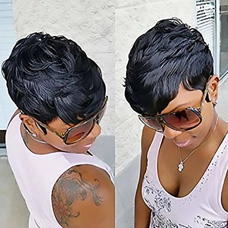 Short Curly Afro Wig